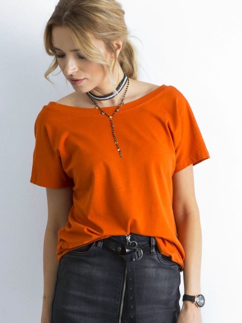 T-shirt-RV-TS-4662.39P-ciemny pomarańczowy