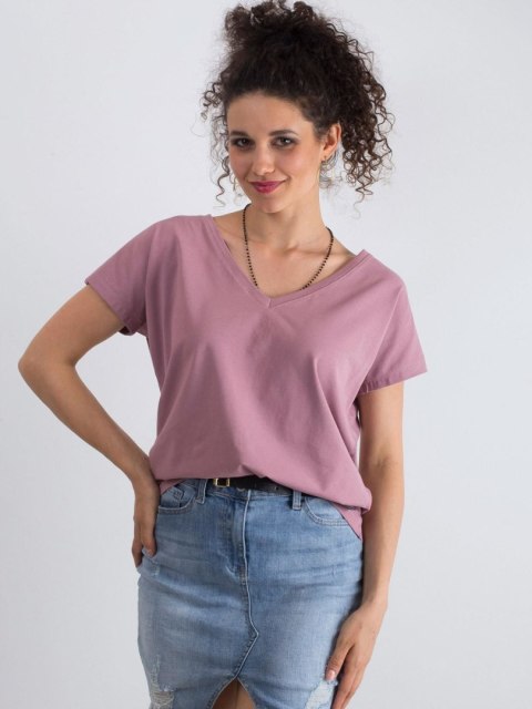 T-shirt-RV-TS-4832.19P-ciemny różowy