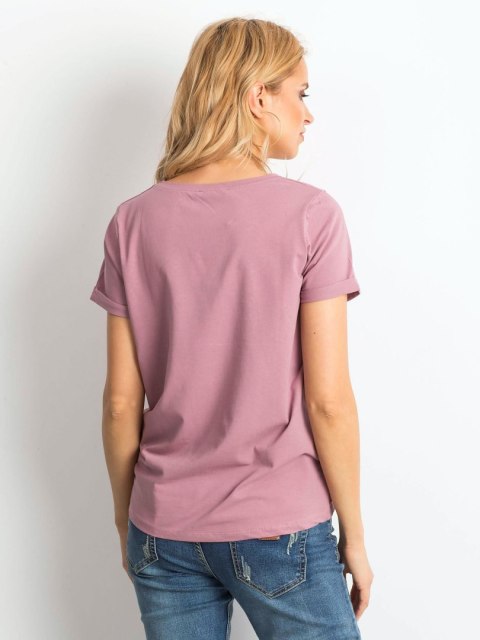 T-shirt-RV-TS-4838.54P-ciemny różowy