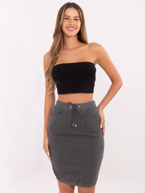 Spódnica-RV-SD-4793-1.32-ciemny szary