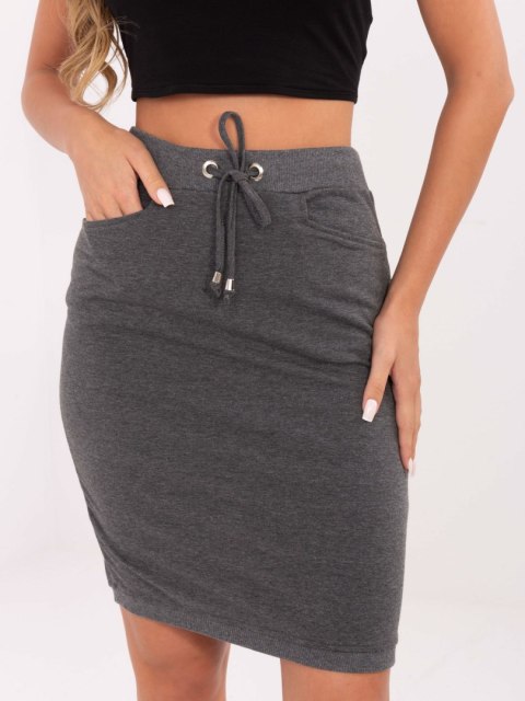 Spódnica-RV-SD-4793-1.32-ciemny szary