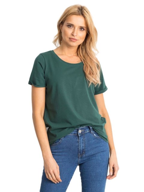 T-shirt-RV-TS-4838.17P-ciemny zielony
