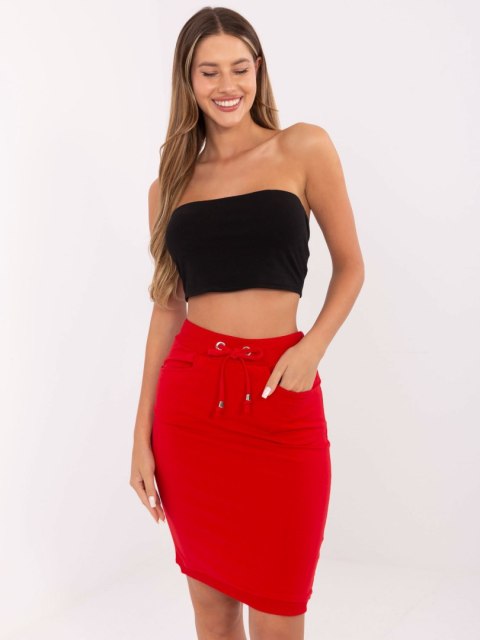 Spódnica-RV-SD-4793-1.32-czerwony