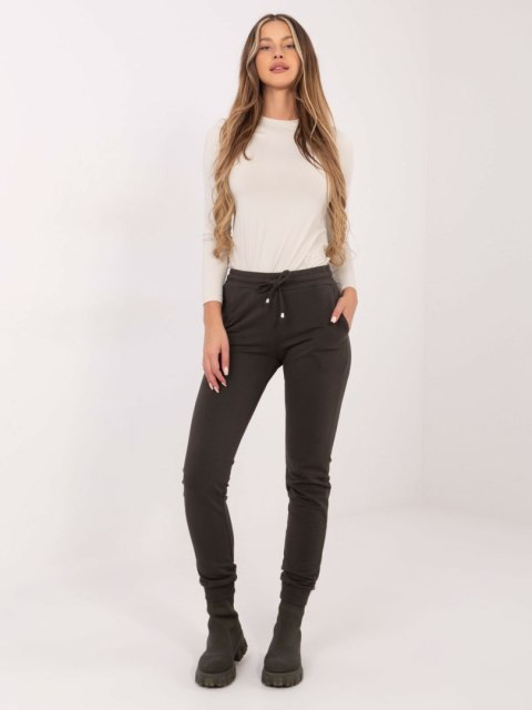 Spodnie dresowe-RV-DR-5040.02X-ciemny khaki