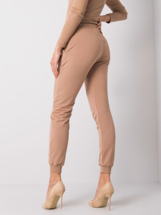 Spodnie dresowe-RV-DR-5040.02X-camelowy