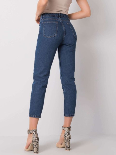 Spodnie jeans-318-SP-505.70P-ciemny niebieski