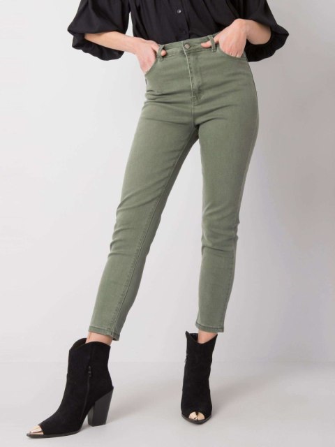 Spodnie jeans-319-SP-6056.43-khaki