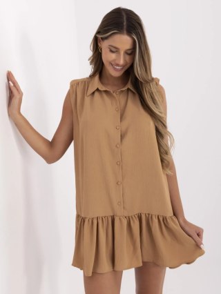 Sukienka-341-SK-5183.09-camelowy