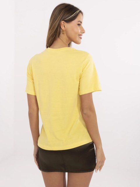 T-shirt-PM-TS-SS21TX64.32-żółty