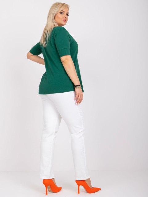 T-shirt-RV-TS-6330.92P-ciemny zielony