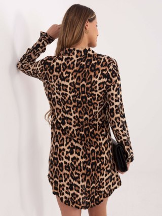 Sukienka-TO-SK-1103-10.08P-brązowy