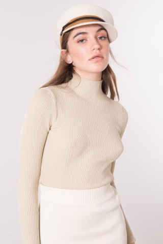 Sweter-15817-jasny beżowy