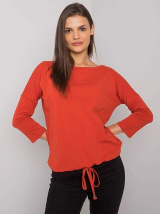 Bluzka-RV-BZ-4691.37P-ciemny pomarańczowy