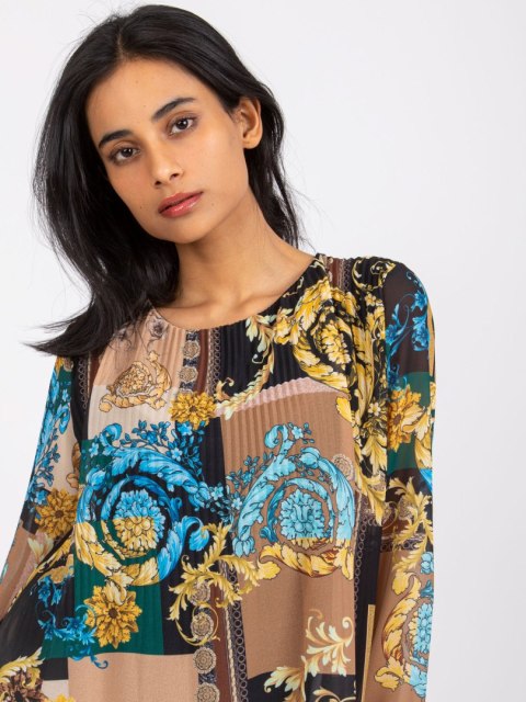 Bluzka-DHJ-BZ-8643-3.65P-czarno-beżowy