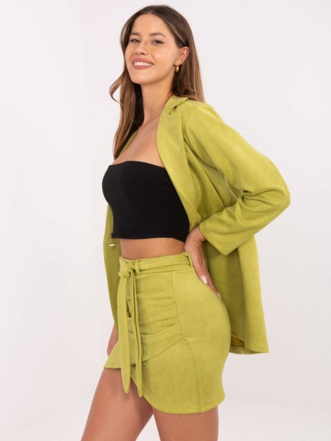 Spódnica-DHJ-SD-15680.28X-limonkowy