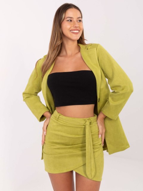 Spódnica-DHJ-SD-15680.28X-limonkowy