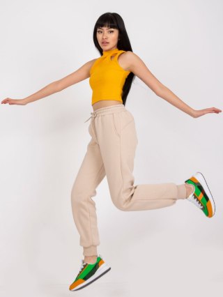 Spodnie dresowe-EM-DR-712.39P-beżowy