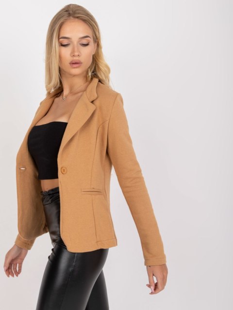 Żakiet-RV-ZT-7821.52P-camelowy