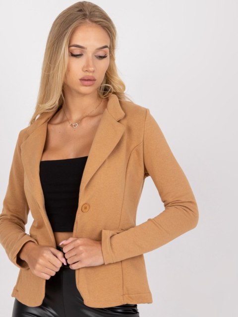 Żakiet-RV-ZT-7821.52P-camelowy