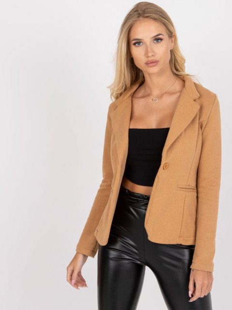 Żakiet-RV-ZT-7821.52P-camelowy