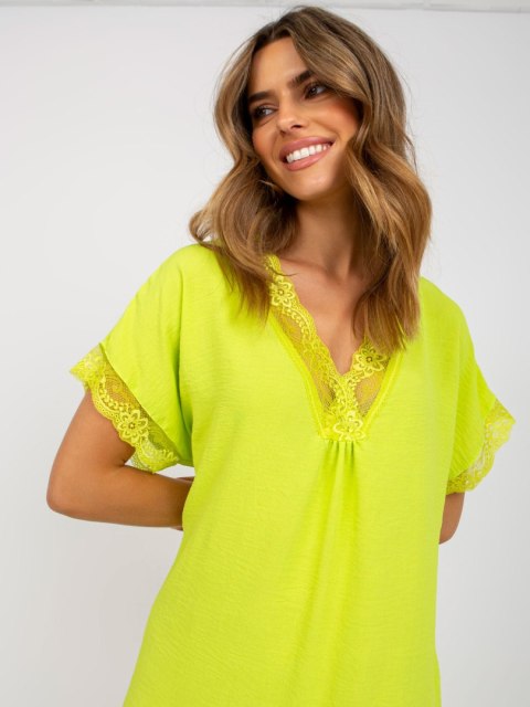 Sukienka-DHJ-SK-0123.60P-limonkowy