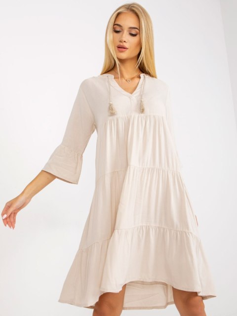 Sukienka-D73761M30214A1EN-jasny beżowy