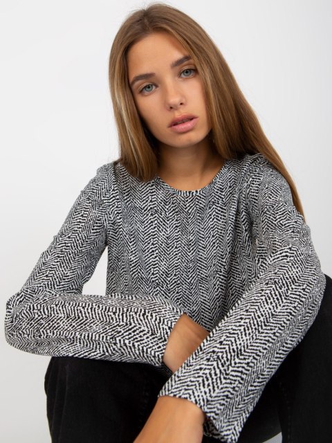 Bluzka-D73771M10971AEN-czarno-biały