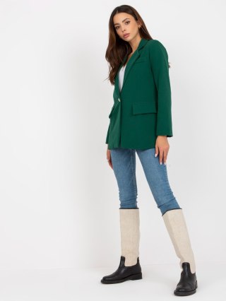 Marynarka-DHJ-MA-15556.22X-ciemny zielony