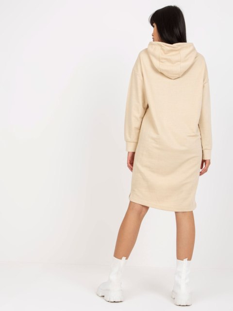 Sukienka-D10044C30296A-jasny beżowy