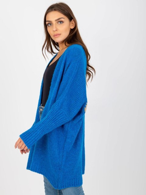 Kardigan-TW-SW-BI-M2201.87-ciemny niebieski