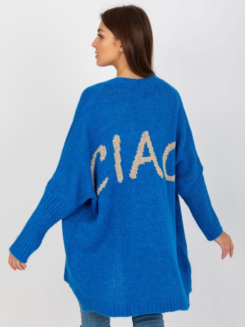 Kardigan-TW-SW-BI-M2201.87-ciemny niebieski