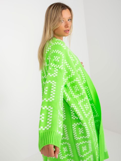 Sweter-LC-SW-0296.08P-fluo zielony