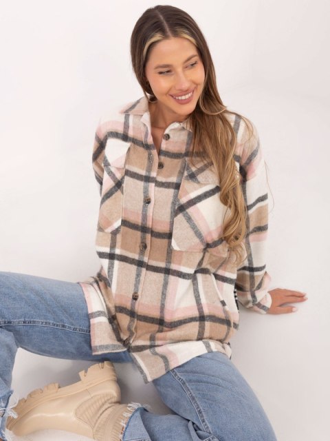 Koszula-DN-KS-3841.02-czarno-beżowy