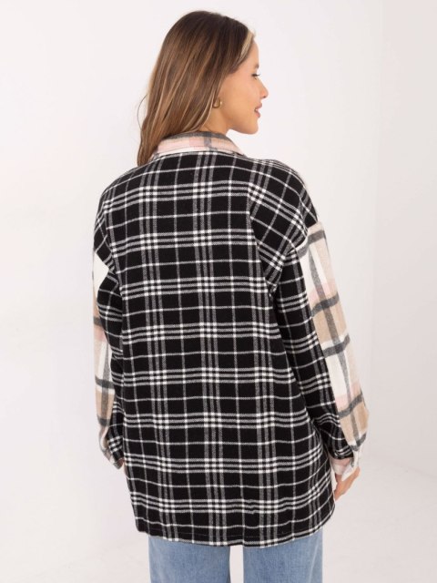 Koszula-DN-KS-3841.02-czarno-beżowy