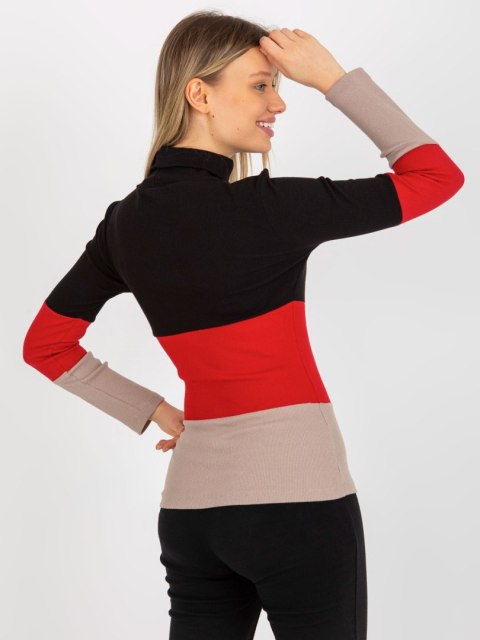 Bluzka-RV-BZ-8465-1.02P-czarno-beżowy