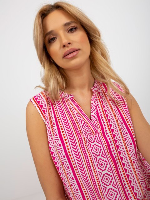 Bluzka-D73771R11115A-biało-różowy