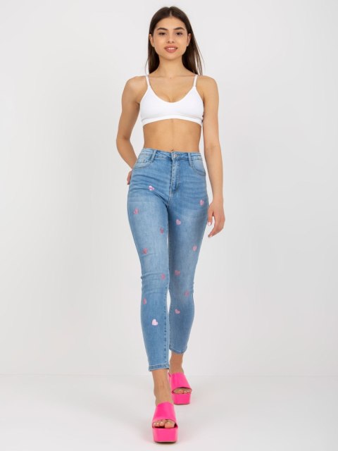 Spodnie jeans-NM-SP-D8005.39X-niebieski