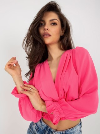 Bluzka-DHJ-BZ-13866.92P-fluo różowy