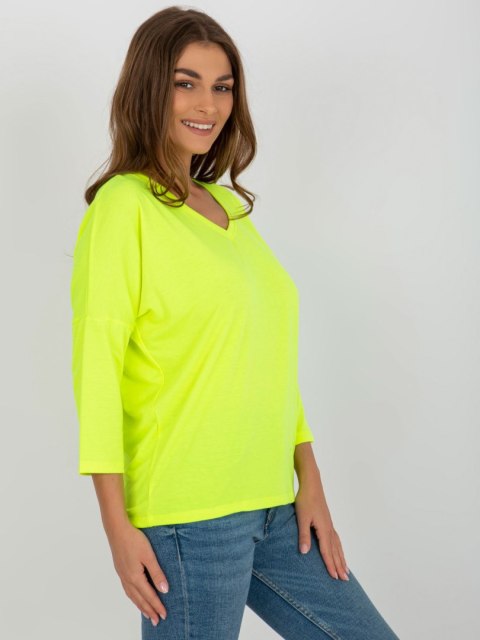 Bluzka-RV-BZ-7663.05-fluo żółty