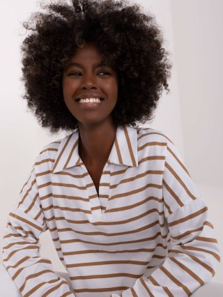 Bluzka-LK-BZ-509314.83-biało-brązowy