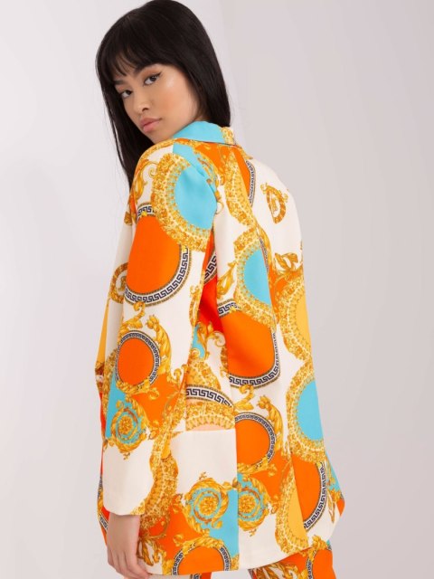 Marynarka-DHJ-MA-15621B.03-pomarańczowy