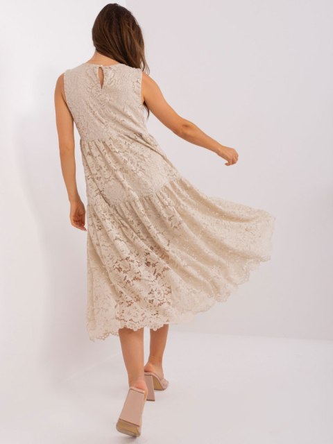 Sukienka-TW-SK-BI-8246.37X-beżowy