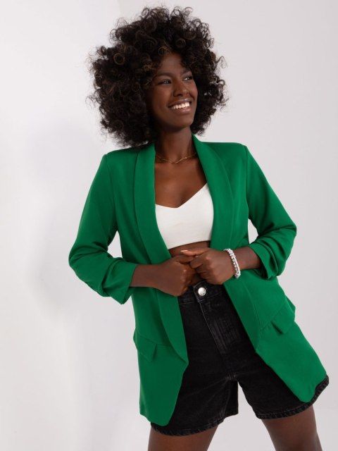 Marynarka-DHJ-MA-7684.15P-ciemny zielony