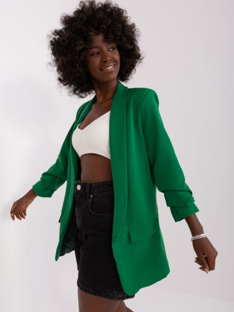 Marynarka-DHJ-MA-7684.15P-ciemny zielony