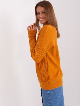 Sweter-AT-SW-2338.14P-jasny pomarańczowy