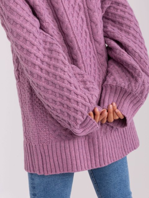 Sweter-AT-SW-2367-2.64P-fioletowy