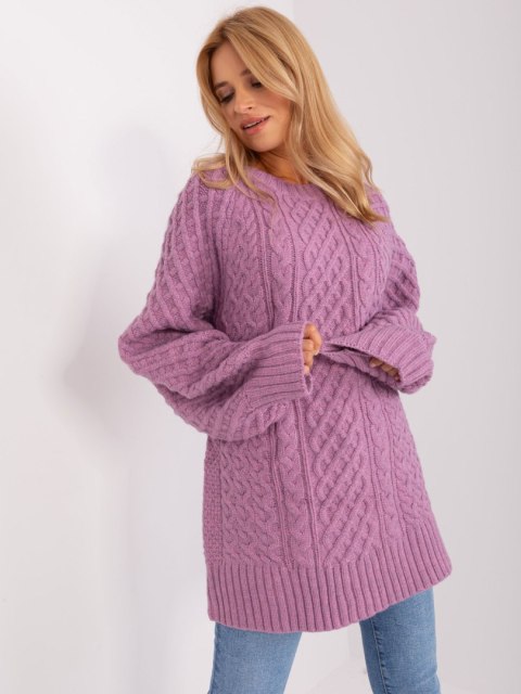 Sweter-AT-SW-2367-2.64P-fioletowy