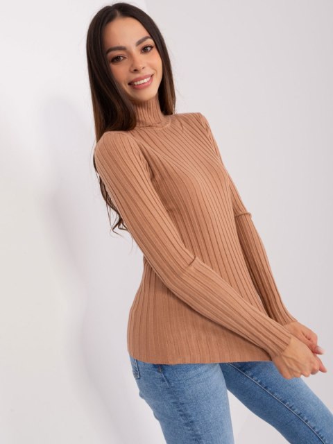 Sweter-PM-SW-1087.09-jasny brązowy