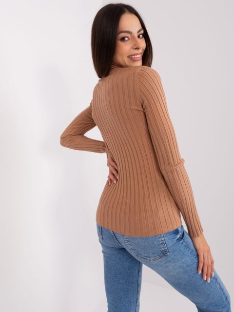 Sweter-PM-SW-1087.09-jasny brązowy