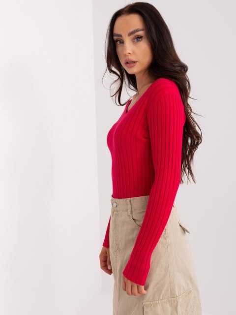 Sweter-PM-SW-PM1088.25-czerwony